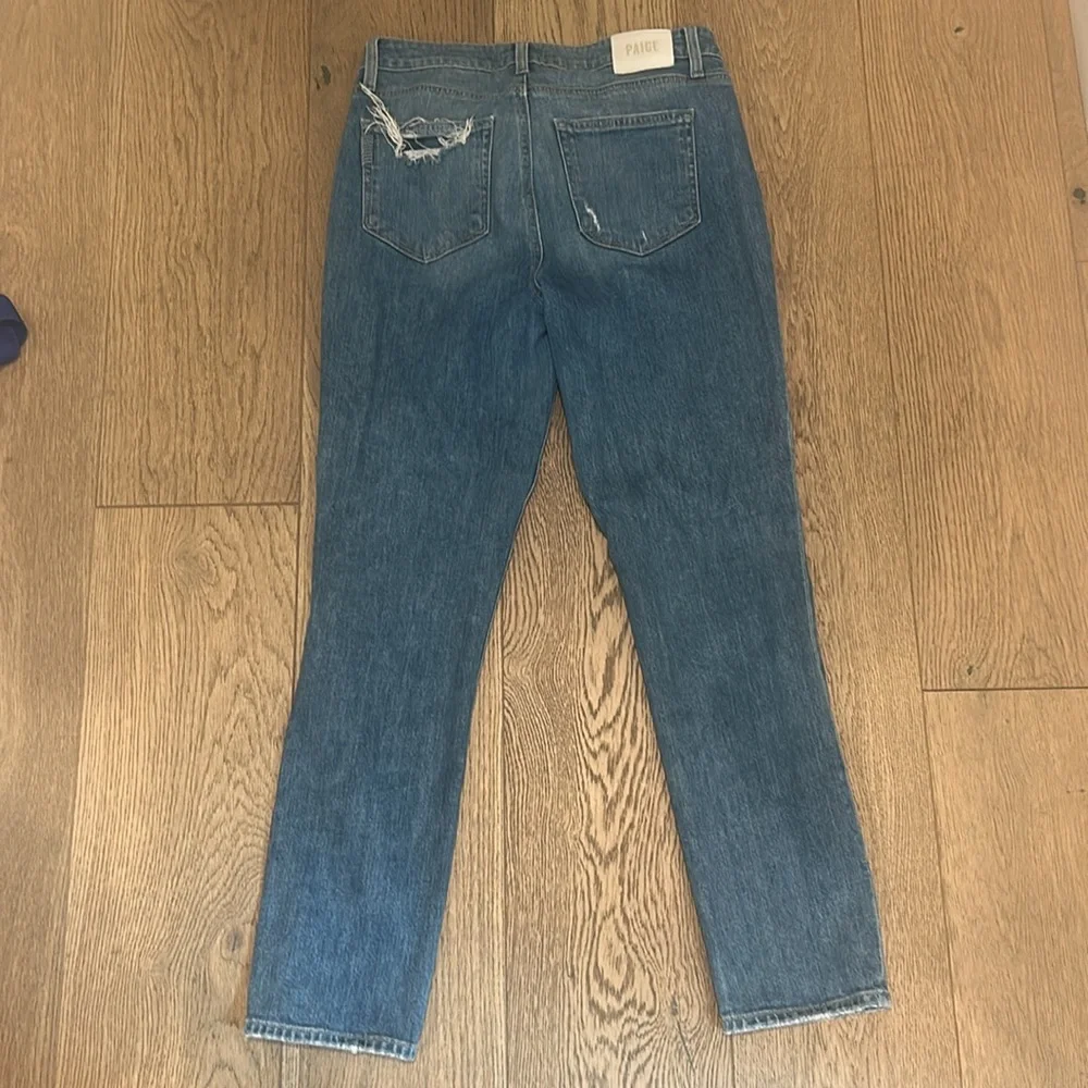 PAIGE Light Blue Hoxton Slim Jeans - Picture 7 of 8